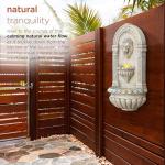 Lion Head Wall Fountain with LED Lights, 32