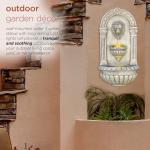Lion Head Wall Fountain with LED Lights, 32