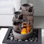 Kalona 10" 4-Tier Desktop Fountain for Relaxation