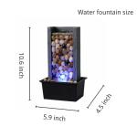 Kalona LED Tabletop Waterfall Fountain - 10.6