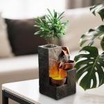 3-Tier Tabletop Water Fountain with LED Light