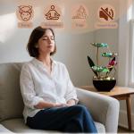 Small Waterfall Pendulum Fountain with Lights