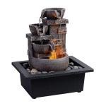 Kalona 10" 4-Tier Desktop Fountain for Relaxation