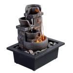 Kalona 10" 4-Tier Desktop Fountain for Relaxation
