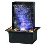 Zen Tabletop Fountain with Color LED Light