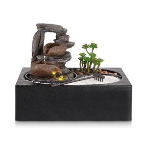Dyna-Living Tabletop Zen Garden Water Fountain