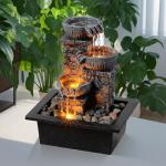 Kalona 3-Tier Water Fountain with LED Light