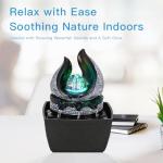 Tranquil Desktop Water Fountain with LED Ball