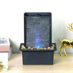 Zen Tabletop Fountain with Color LED Light