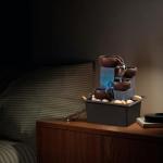 4-Tier Tabletop Waterfall Fountain with LED Lights