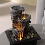 Kalona 3-Tier Water Fountain with LED Light