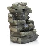 Alpine 13" 4-Tier Tabletop Fountain with LED Lights