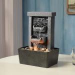 10.3" Indoor Waterfall Fountain with Lighting
