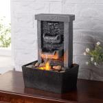 10.3" Indoor Waterfall Fountain with Lighting