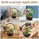 Lotus Leaf 3-Tier Tabletop Fountain with LED Lights