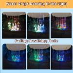 Compact Tabletop Fountain with Lights and Sound