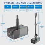 OYO Water Submersible Pond Pump with Kits