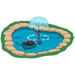 TetraPond Submersible Flat Box Filter, For 250 To 500 Gallon Ponds