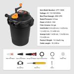 VEVOR 3200-Gallon Pond Filter with UV-C Light