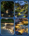 Warm White LED Pond Lights - 2 Pack