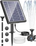 Solar Fountain Pump Kit for Bird Bath & Pond