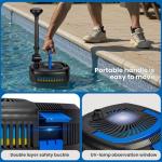 950GPH Pond Filter Pump with UV-C Fountain Kit