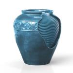 LED Outdoor Fountain with Integrated Pump and Planter