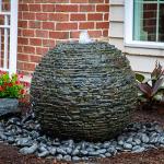 Aquascape Small Stacked Slate Sphere Fountain