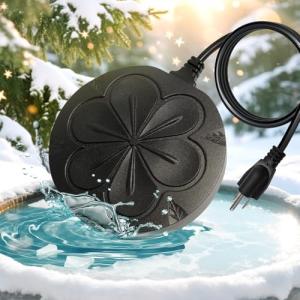 Outdoor Bird Bath Heater with Thermostat Control
