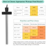 HITOP Pond Heater - 150W, 300W, 600W Options