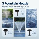 VIVOHOME Pond Filter Fountain System with Pump