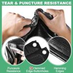 15x20ft Sun-Resistant Pond Liner with Hemmed Edges