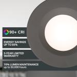 LED Recessed Ceiling Lights, 6 Pack, Dimmable