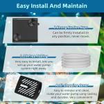 DaToo Mini Submersible Water Pump with LED Light