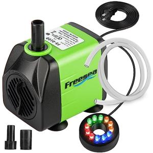 FREESEA Submersible Water Pump with LED Light