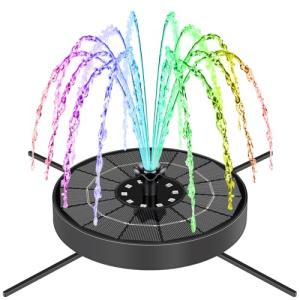 Solar Fountain Pump with Adjustable Spray Heights