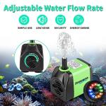 FREESEA Submersible Water Pump with LED Light
