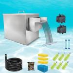 Koi Pond Stainless Steel Filter Box with Pump
