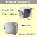 Koi Pond Stainless Steel Filter Box with Pump