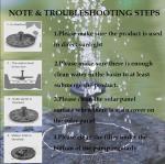 Solar Fountain Pump Kit for Bird Baths & Ponds