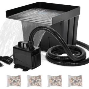Complete Waterfall Filter Kit for Outdoor Ponds