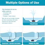 FUMAK All-in-One Koi Pond Pump and Fountain Kit