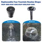 OYO Submersible Pond Pump with Fountain Kits