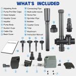 OYO Submersible Pond Pump with Fountain Kits