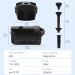 KioGro 1320GPH Waterproof Pond Fountain Pump Kit