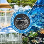 KioGro 1320GPH Waterproof Pond Fountain Pump Kit