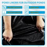 Coocure 15x20FT Heavy-Duty Pond Liner