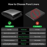 VIVOSUN 10x13 Feet Durable Pond Liner