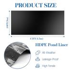 10 x 15 FT Thick Pond Liner for Outdoors