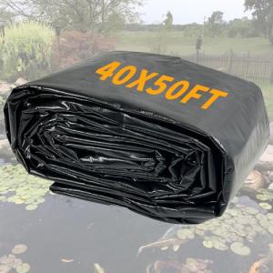 Yeezoo 40X50FT Reinforced Pond Liner for Outdoor Ponds